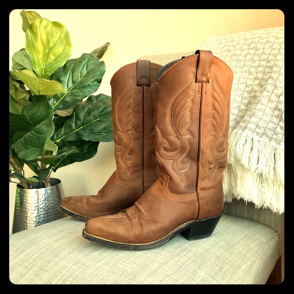 Saddle brown Cowboy Boots
